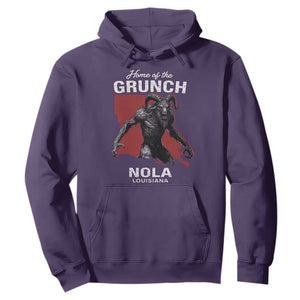 Home Of The Grunch Nola Louisiana Hoodie New Orleans Urban Legend TS11 Purple Print Your Wear
