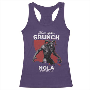 Home Of The Grunch Nola Louisiana Racerback Tank Top New Orleans Urban Legend TS11 Purple Print Your Wear