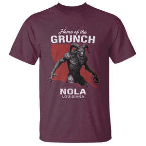 Home Of The Grunch Nola Louisiana T Shirt New Orleans Urban Legend TS11 Maroon Print Your Wear