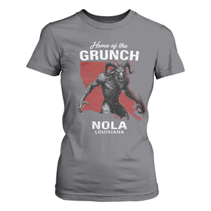 Home Of The Grunch Nola Louisiana T Shirt For Women New Orleans Urban Legend TS11 Charcoal Print Your Wear
