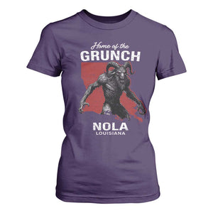 Home Of The Grunch Nola Louisiana T Shirt For Women New Orleans Urban Legend TS11 Purple Print Your Wear