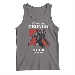 Home Of The Grunch Nola Louisiana Tank Top New Orleans Urban Legend TS11 Deep Heather Print Your Wear