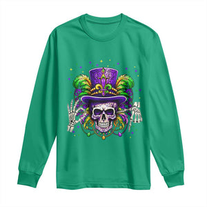 Mardi Gras Skull 67 Six Seven Meme New Orleans Witch Doctor Voodoo Long Sleeve Shirt TS11 Irish Green Print Your Wear