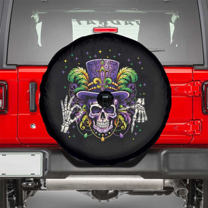 Mardi Gras Skull 67 Six Seven Meme New Orleans Witch Doctor Voodoo Spare Tire Cover TS11 Black Print Your Wear