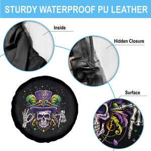 Mardi Gras Skull 67 Six Seven Meme New Orleans Witch Doctor Voodoo Spare Tire Cover TS11 Print Your Wear