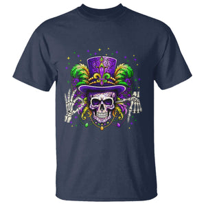 Mardi Gras Skull 67 Six Seven Meme New Orleans Witch Doctor Voodoo T Shirt TS11 Navy Print Your Wear