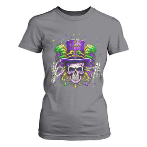 Mardi Gras Skull 67 Six Seven Meme New Orleans Witch Doctor Voodoo T Shirt For Women TS11 Charcoal Print Your Wear