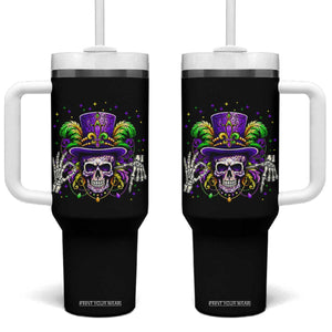 Mardi Gras Skull 67 Six Seven Meme New Orleans Witch Doctor Voodoo Tumbler With Handle TS11 One Size: 40 oz Black Print Your Wear