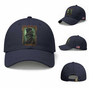 New Orleans Voodoo Baseball Cap Bourbon Street French Quarter Creepy Occult Lover TS11 Baseball Cap Universal Fit Navy Print Your Wear