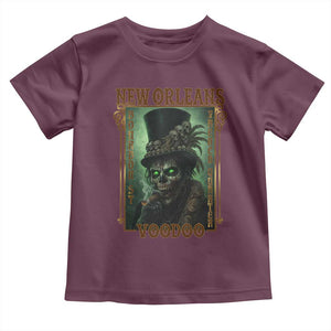 New Orleans Voodoo Toddler T Shirt Bourbon Street French Quarter Creepy Occult Lover TS11 Maroon Print Your Wear