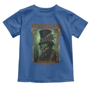 New Orleans Voodoo Toddler T Shirt Bourbon Street French Quarter Creepy Occult Lover TS11 Royal Blue Print Your Wear