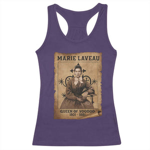 Marie Laveau Racerback Tank Top Queen Of Voodoo New Orleans Hoodoo Rootwork TS11 Purple Print Your Wear