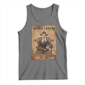Marie Laveau Tank Top Queen Of Voodoo New Orleans Hoodoo Rootwork TS11 Black Heather Print Your Wear