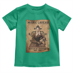 Marie Laveau Toddler T Shirt Queen Of Voodoo New Orleans Hoodoo Rootwork TS11 Irish Green Print Your Wear