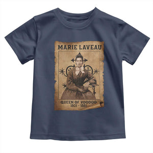 Marie Laveau Toddler T Shirt Queen Of Voodoo New Orleans Hoodoo Rootwork TS11 Navy Print Your Wear