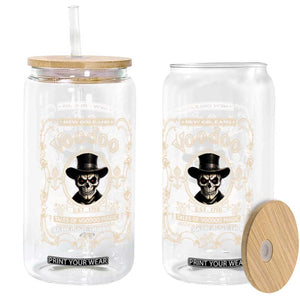 New Orleans Voodoo Glass Can Tales Of Voodoo Magic Skull Spooky Hoodoo Rootworker TS11 Print Your Wear