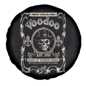 New Orleans Voodoo Spare Tire Cover Tales Of Voodoo Magic Skull Spooky Hoodoo Rootworker TS11 Print Your Wear