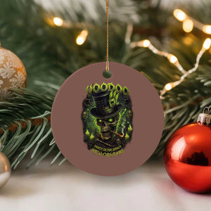 Louisiana Voodoo Skull Ceramic Ornament Party In The Spirit New Orleans Creepy Occult Lover TS11 1pc Mocha Print Your Wear