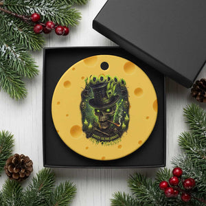 Louisiana Voodoo Skull Ceramic Ornament Party In The Spirit New Orleans Creepy Occult Lover TS11 1pc Yellow Cheese Print Your Wear