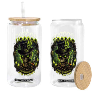 Louisiana Voodoo Skull Glass Can Party In The Spirit New Orleans Creepy Occult Lover TS11 Print Your Wear
