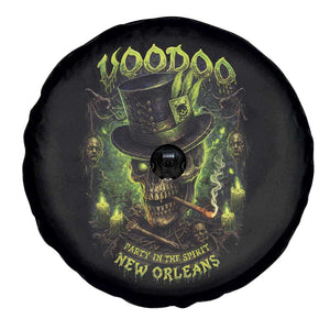 Louisiana Voodoo Skull Spare Tire Cover Party In The Spirit New Orleans Creepy Occult Lover TS11 Print Your Wear
