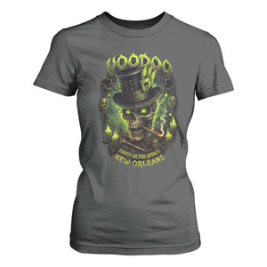 Louisiana Voodoo Skull T Shirt For Women Party In The Spirit New Orleans Creepy Occult Lover TS11 Dark Heather Print Your Wear