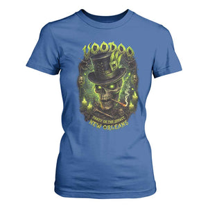 Louisiana Voodoo Skull T Shirt For Women Party In The Spirit New Orleans Creepy Occult Lover TS11 Royal Blue Print Your Wear