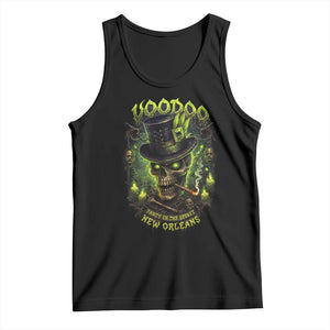Louisiana Voodoo Skull Tank Top Party In The Spirit New Orleans Creepy Occult Lover TS11 Black Print Your Wear