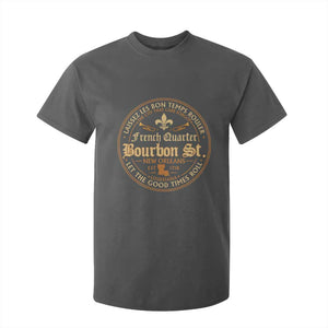 Bourbon Street French Quarter New Orleans Vintage T Shirt For Kid TS11 Dark Heather Print Your Wear