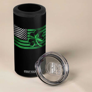 Funny Irish Americans 4 in 1 Can Cooler Tumbler Shamrock Celtic Knot American Flag St Patrick's Day TS11 Print Your Wear