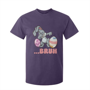 Funny Bruh Dab Rabbit Eggs Easter Day T Shirt For Kid TS11 Purple Print Your Wear