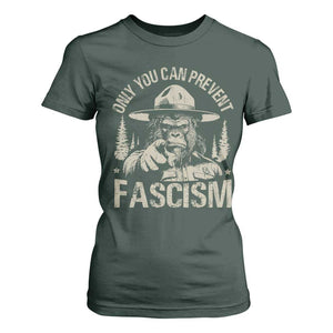Save Our National Parks Bigfoot T Shirt For Women Vintage Forest TS11 Dark Forest Green Print Your Wear