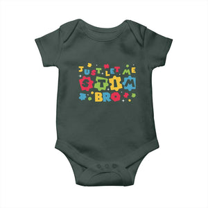 Funny Just Let Me Stim Bro Baby Onesie Autism Awareness Puzzle TS11 Print Your Wear