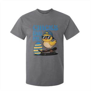Funny Easter Day Chicks Dig Me T Shirt For Kid Cool Chicken TS11 Charcoal Print Your Wear