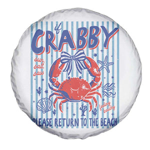 If Crabby Please Return To The Beach Spare Tire Cover Funny Summer Girl TS11 Print Your Wear