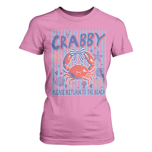 If Crabby Please Return To The Beach T Shirt For Women Funny Summer Girl TS11 Azalea Print Your Wear