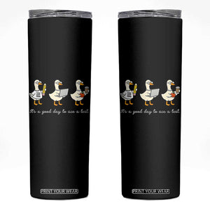 Silly Goose Test Day Skinny Tumbler It's A Good Day To Ace A Test Teacher Students TS11 Black Print Your Wear