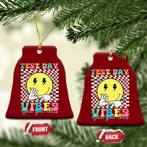 Test Day 67 Meme Ceramic Ornament You Got This Testing Teacher Retro Grooves TS11 Print Your Wear