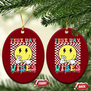 Test Day 67 Meme Ceramic Ornament You Got This Testing Teacher Retro Grooves TS11 Print Your Wear