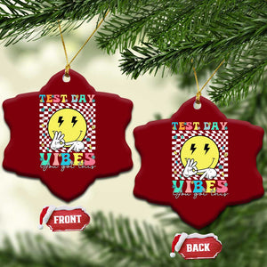 Test Day 67 Meme Ceramic Ornament You Got This Testing Teacher Retro Grooves TS11 Print Your Wear