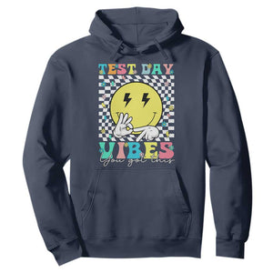 Test Day 67 Meme Hoodie You Got This Testing Teacher Retro Grooves TS11 Navy Print Your Wear
