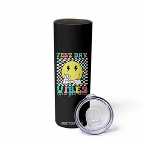 Test Day 67 Meme Skinny Tumbler You Got This Testing Teacher Retro Grooves TS11 Print Your Wear