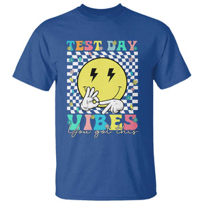 Test Day 67 Meme T Shirt You Got This Testing Teacher Retro Grooves TS11 Royal Blue Print Your Wear
