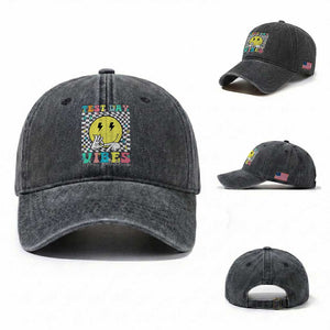 Test Day 67 Meme Washed Cotton Baseball Cap You Got This Testing Teacher Retro Grooves TS11 Washed Cap Universal Fit Dark Gray Print Your Wear