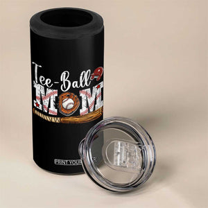 Baseball Mom 4 in 1 Can Cooler Tumbler Tee Ball Mama Funny Mother's Day TS11 Print Your Wear