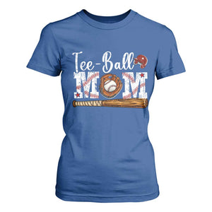 Baseball Mom T Shirt For Women Tee Ball Mama Funny Mother's Day TS11 Royal Blue Print Your Wear