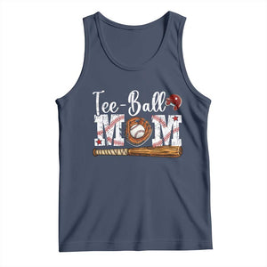 Baseball Mom Tank Top Tee Ball Mama Funny Mother's Day TS11 Navy Print Your Wear