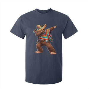 Mexican Bigfoot Dabbing Cinco de Mayo Funny Fiesta T Shirt For Kid TS11 Navy Print Your Wear