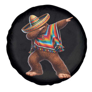 Mexican Bigfoot Dabbing Cinco de Mayo Funny Fiesta Spare Tire Cover TS11 Print Your Wear
