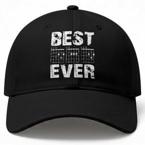 Guitar Father Baseball Cap Funny Best Dad Ever D A D Chord Gifts Guitarist Papa TS11 Print Your Wear